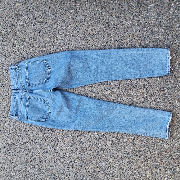 Agolde Fen High Rise distressed straight leg jeans size 25 - Picture 6 of 7